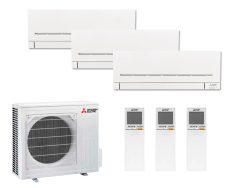 Multi Split Air Conditioner Mitsubishi Electric 2 x MSZ-AP15VGK + MSZ-AP35VGK+ MXZ-3F54VF