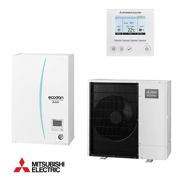 Mitsubishi PUHZ-SHW112 YAA/Mitsubishi ERSC-VM2D Hydrobox (13 kW)