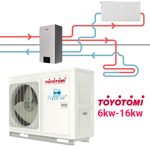 Toyotomi Hydria+ IV THSR32IU16/3/THSR32OU16/3 ATW SPLIT 16KW